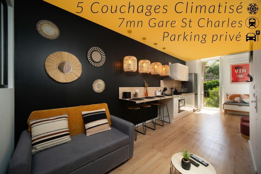 מרסיי Apartment Air Conditioning Balcony 5 Couchages מראה חיצוני תמונה